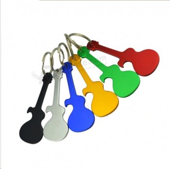 Different Types Cartoon Guitar Keychain Bottle Opener