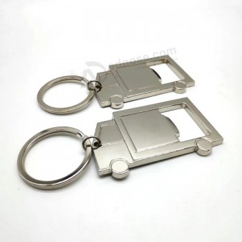 促销经典金属钥匙扣铝钥匙扣，带有徽标雕刻开瓶器钥匙扣