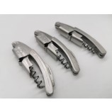 apribottiglie in acciaio inox logo personalizzato 2D metallo argento portachiavi vuoto apribottiglie processo laser