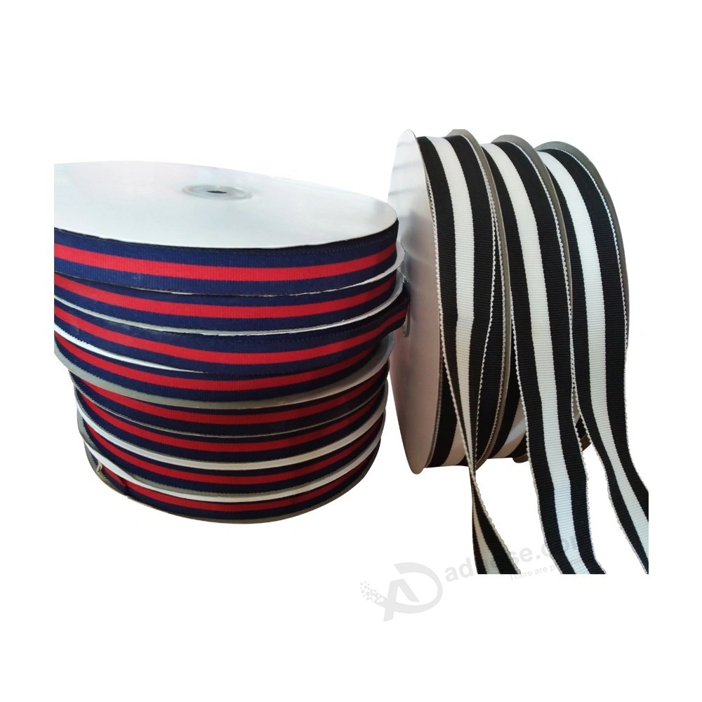 Customized logo Printing Hat ribbon for Decoration/Christmas/Party/Gift Packing