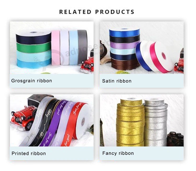 Printed 3mm~100mm Double/Single Face Satin Ribbon Grosgrain Organza Ribbon Taffeta Ribbon for Gifts/Bow/Wrapping/Decoration/Garments/Christmas Box