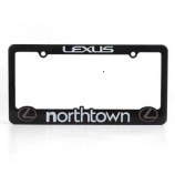 customized plastic zinc alloy Car license plate frame for USA standard