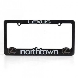 customized plastic zinc alloy Car license plate frame for USA standard