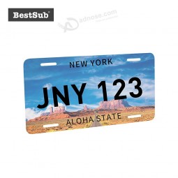 Sublimation American License Plate (6 in. X12 in., A) (MCP1530)