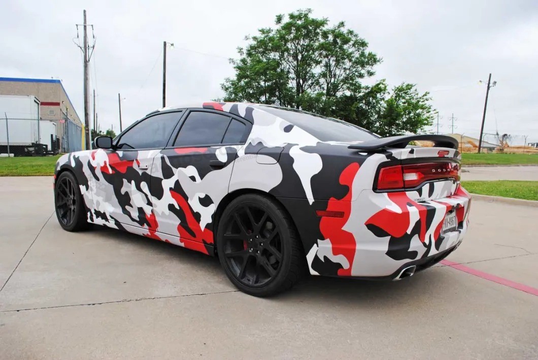 Tsautop 1.52*30m auto Protect camo Vinyl stickers Race Car Decals