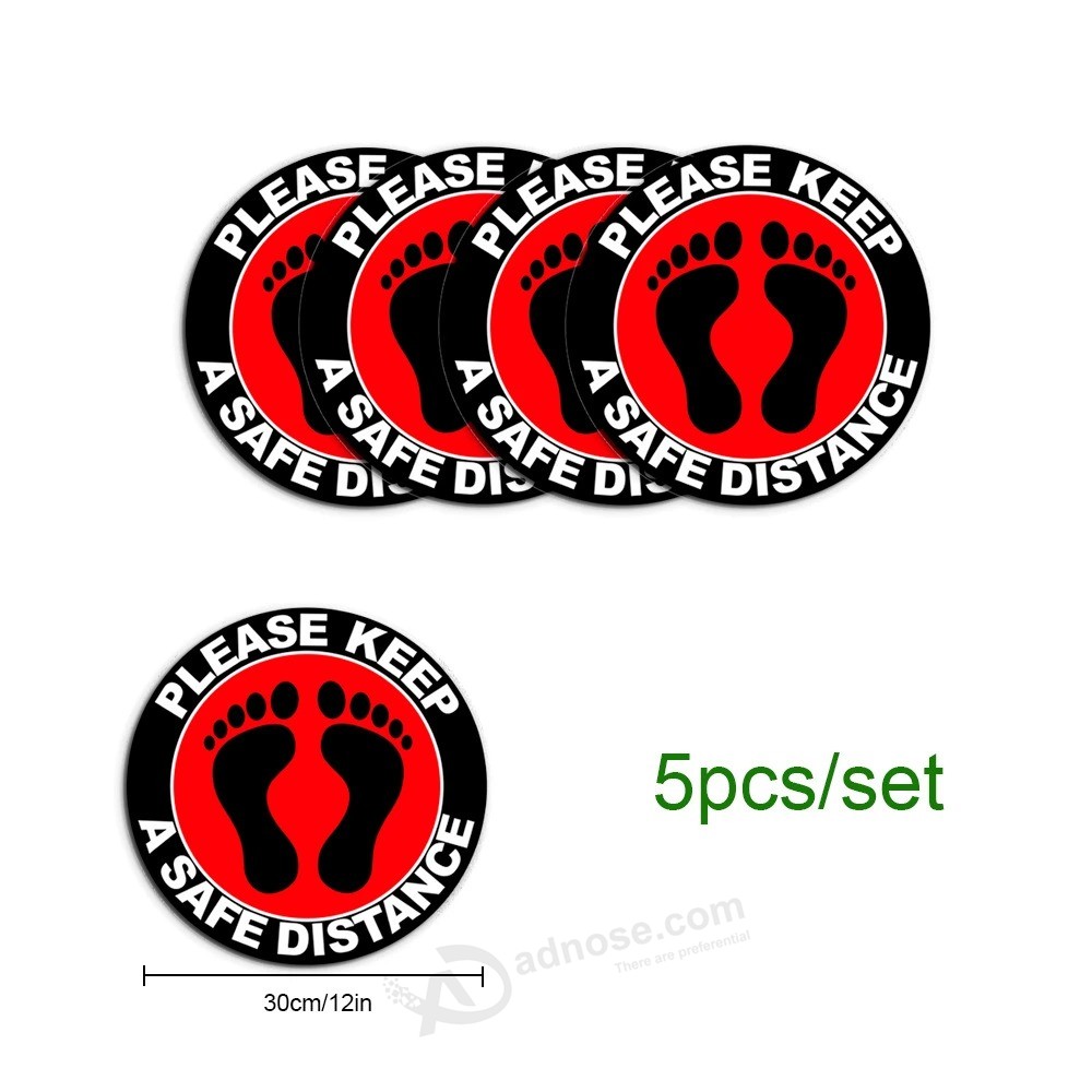 Social distancing Keep your Distance health & safety Window sticker Vinyl Decal