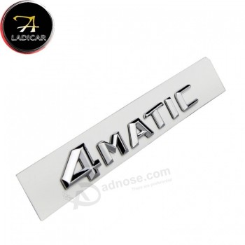 ABS 4matic 로고 4 matic 편지 엠블럼 배지 스티커 메르세데스 벤츠 용 맞춤형 금속 데칼