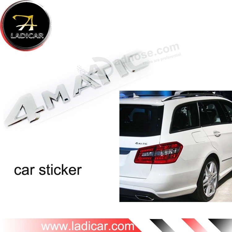 ABS 4matic Logo 4 matic Letter emblem Badge sticker Custom metal Decal for mercedes Benz