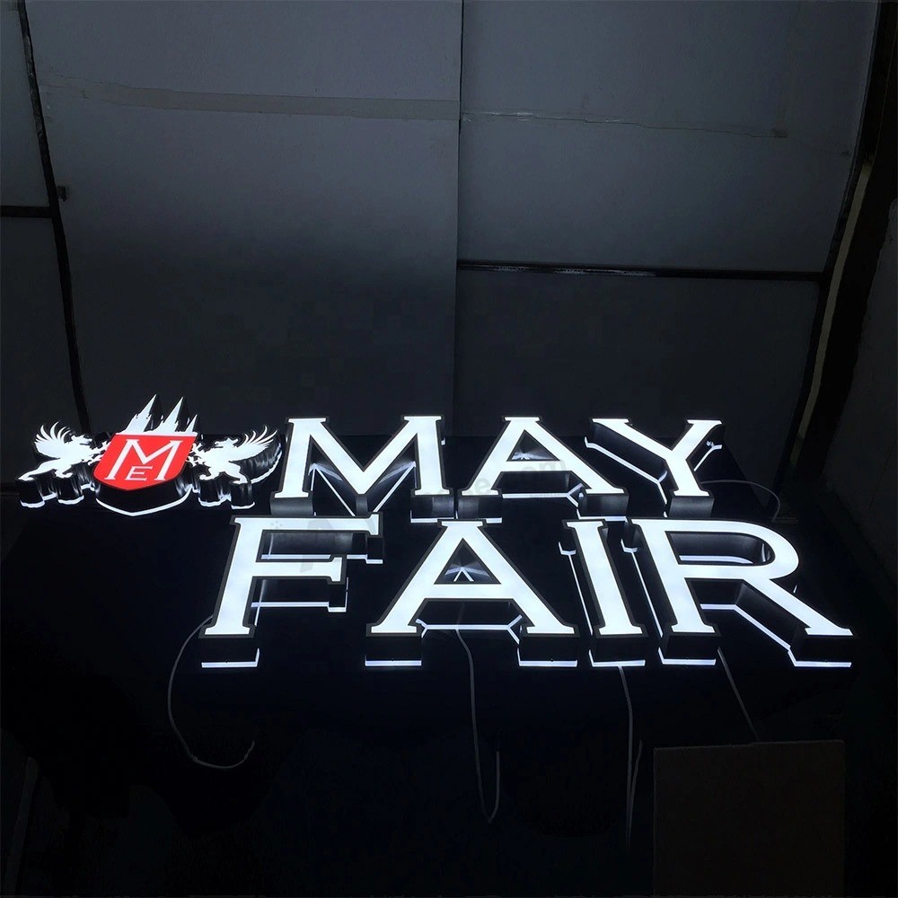 3D Advertising Electronic Resin Epoxy LED Channel Letter Sign for Logo Display