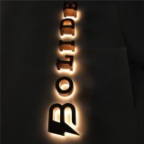 sinais de canal de publicidade feitos sob encomenda letras de sinalização LED iluminadas