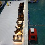 Approvazione CE UL rohs Lettere pubblicitarie a LED firmano lettere 3D