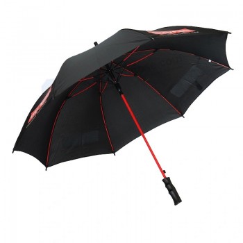 Paraguas de publicidad automática de precios bajos de alta calidad logotipo de impresión personalizada publicidad Sun paraguas recto (YZ-19-08)