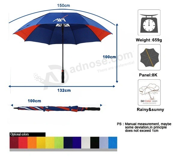 Hot sales 30inch advertising Hotel extra Large umbrella Golf with Logo Print