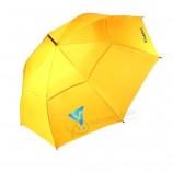最高品質のカスタムブランドの傘、ストレートプロモーションベントゴルフ傘、広告雨傘