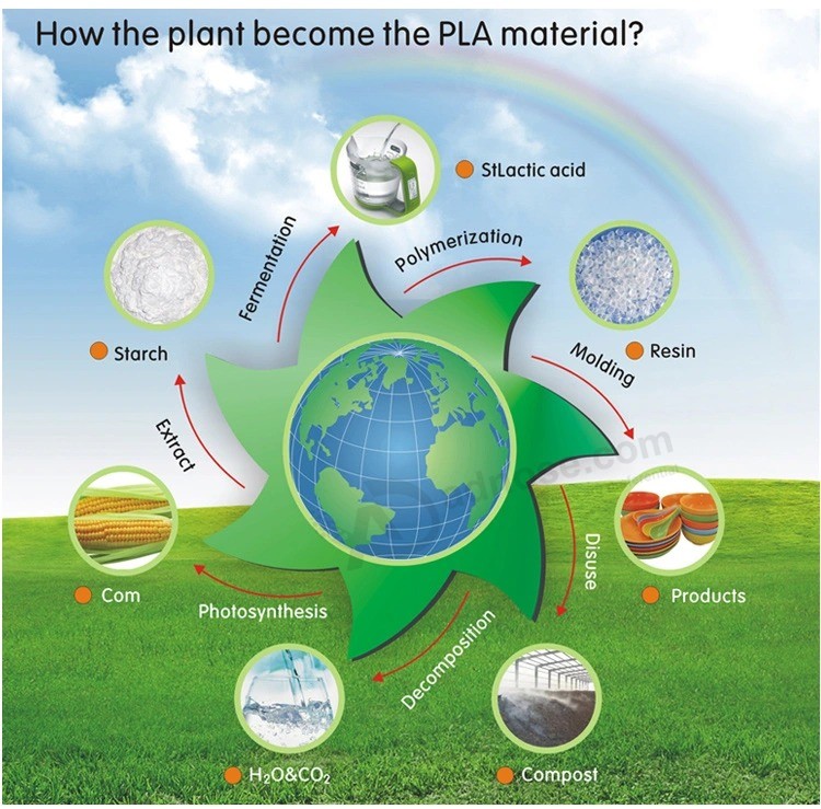 最高の紙ストローPLA堆肥化可能な生分解性ストロー