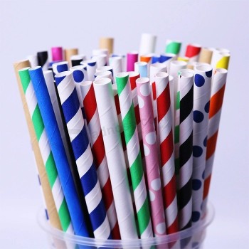 Eco-Friendly Mix Size Paper Printed Straw