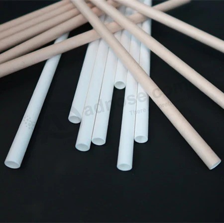 8mm*Customized disposable Biodegradable brown Drinking straw Paper Straw