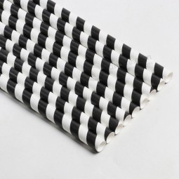 Jumbo Paper Straw 10mm 12mm Large Wedding Party Striped Straw
