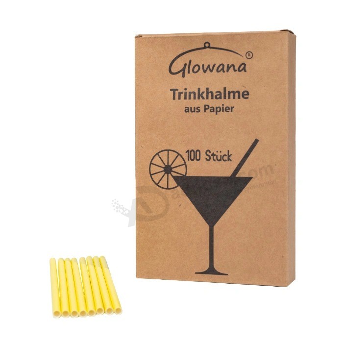 Food Packaging Biodegradale Eco Friendly Paper Straws