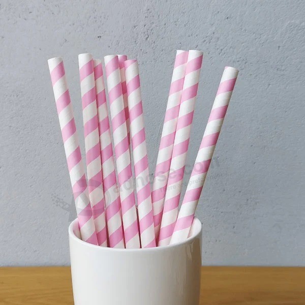 China popular Colorful biodegradable Drinking paper Straws