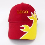 gorra de béisbol personalizada apliques bordado cierre trasero de metal promoción al por mayor publicidad gorra de béisbol sombreros