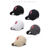 批发定制纯棉涤纶运动帽中国风广告帽配6个面板设计自己的帽
