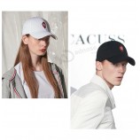 wholesale Sombrero de gorra deportiva de algodón y dacrón personalizados Sombreros publicitarios bordados de estilo chino con 6 paneles diseñe su propia gorra