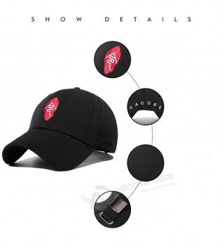 wholesale Gorra deportiva personalizada de algodón y dacrón Sombreros publicitarios bordados de estilo chino con 6 paneles diseñe su propia gorra