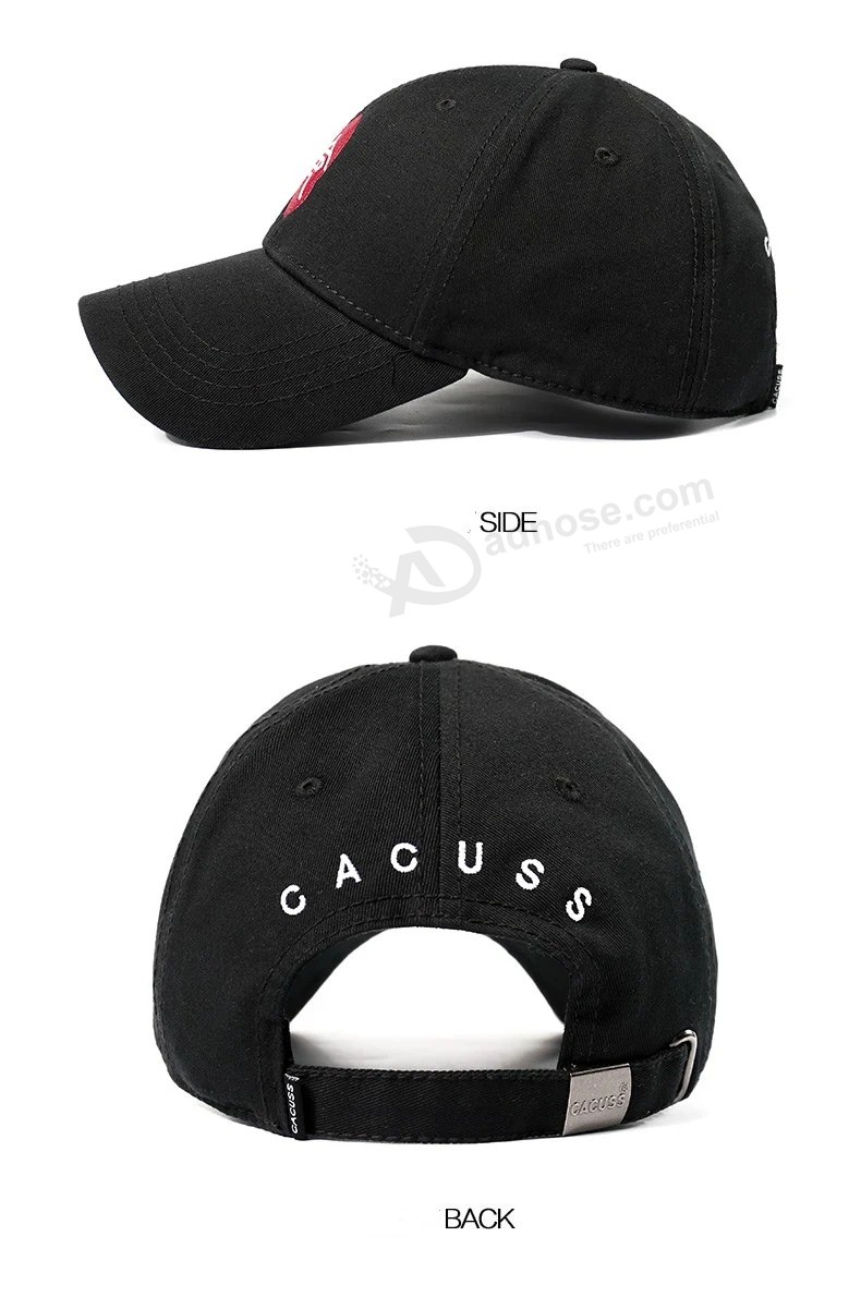 Wholesale custom Cotton and dacron Sport Cap Hat chinese Style embroidery Advertising hats with 6 panels Design your Own Cap