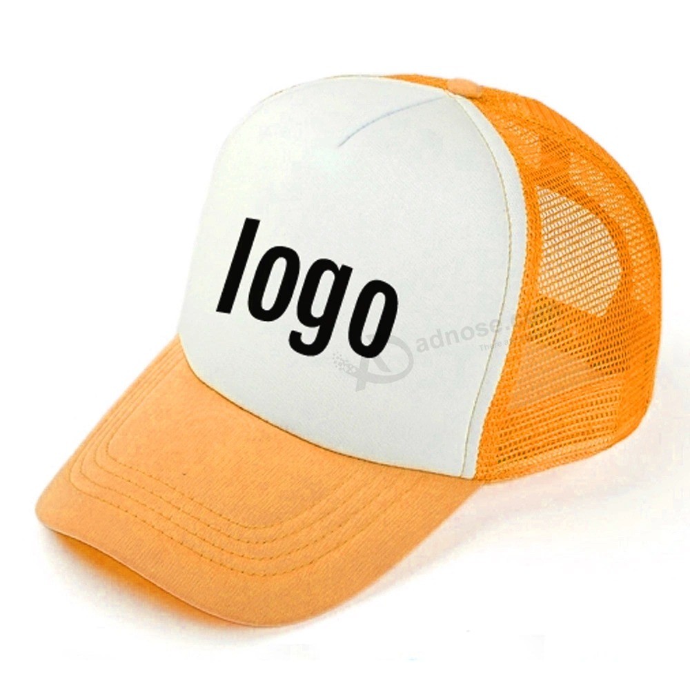 Gorra y sombrero 100% baratos del camionero de la malla de los deportes del poliéster de la aduana de la publicidad