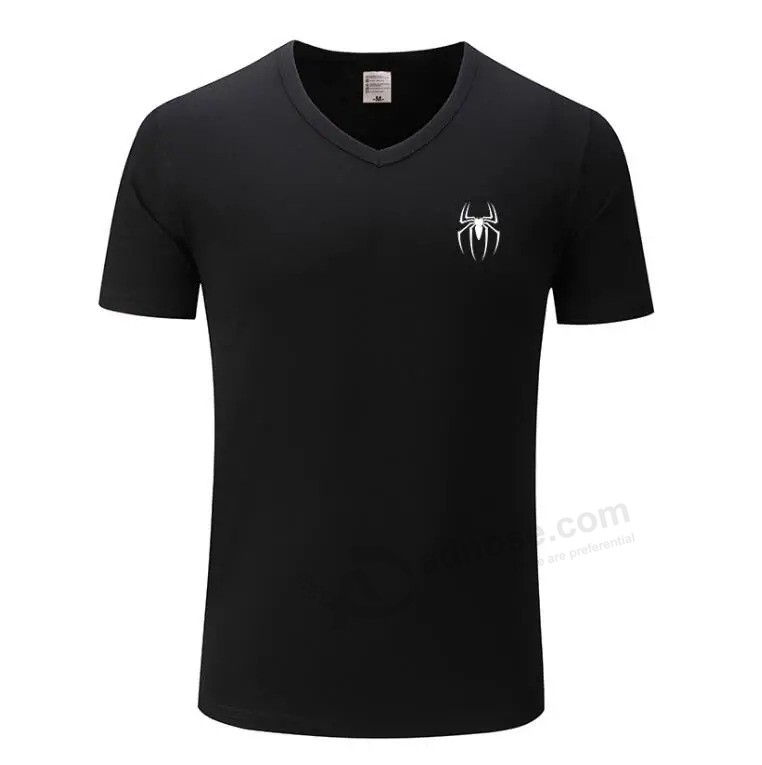 T-shirt personalizzata in cotone 100% Crea il tuo logo di design Stampa fai-da-te T-shirt di design originale di alta qualità