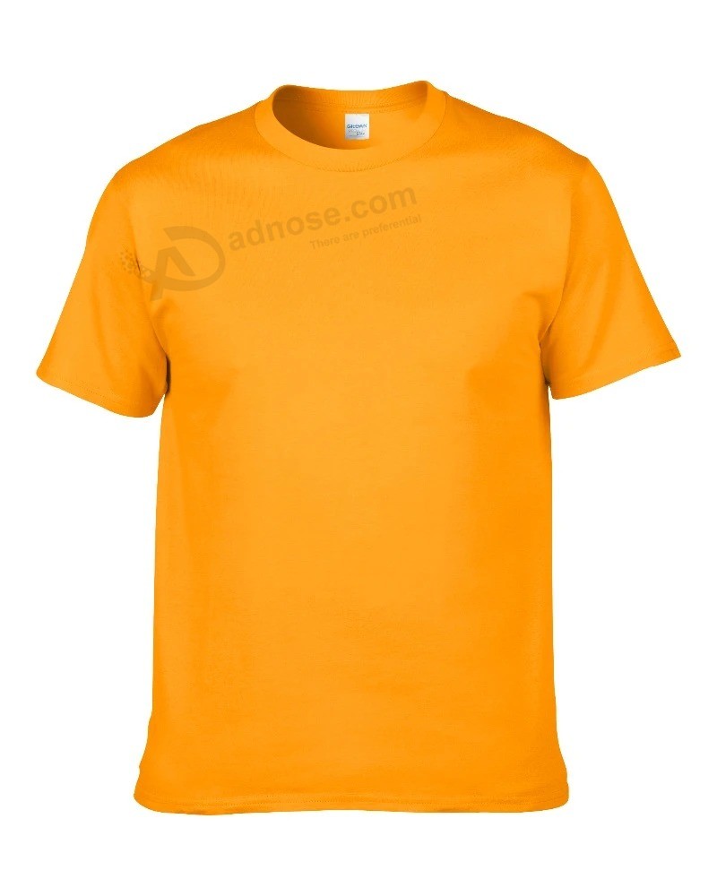 Großhandel Männer billig Baumwolle / Polyester Werbung Werbedruck T-Shirt