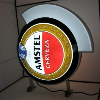 Custom Ce Approved LED Light Acrylic Double Sided Beer Bar Sign