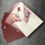 cartolina postale cartolina stampa colorata design personalizzato in fabbrica