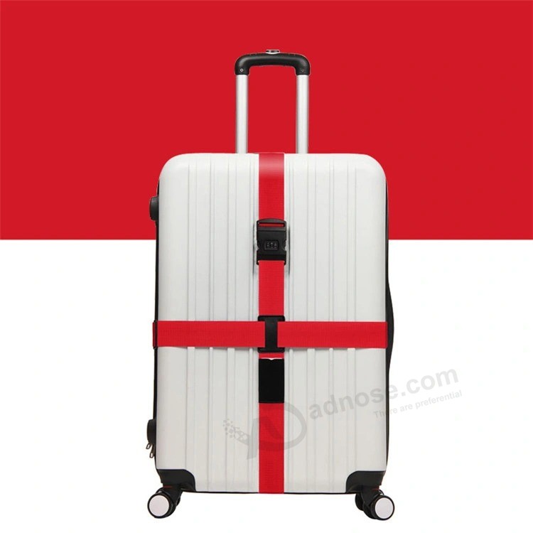 High quality Cheap cross Rainbow elastic Telescopic Bag bungee Luggage packing Belt travel Luggage fixed Strap (ESG11036)