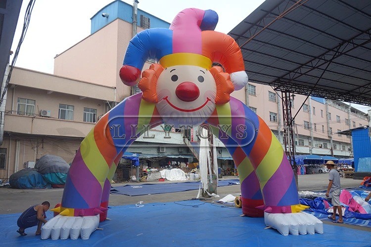 Colorful inflatable Arch cartoon Theme for opening Entrance