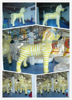 надувные рекламные животные зебра мультфильм для продажи