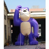 cartone animato gigante di gorilla gonfiabile pubblicitario per esterno