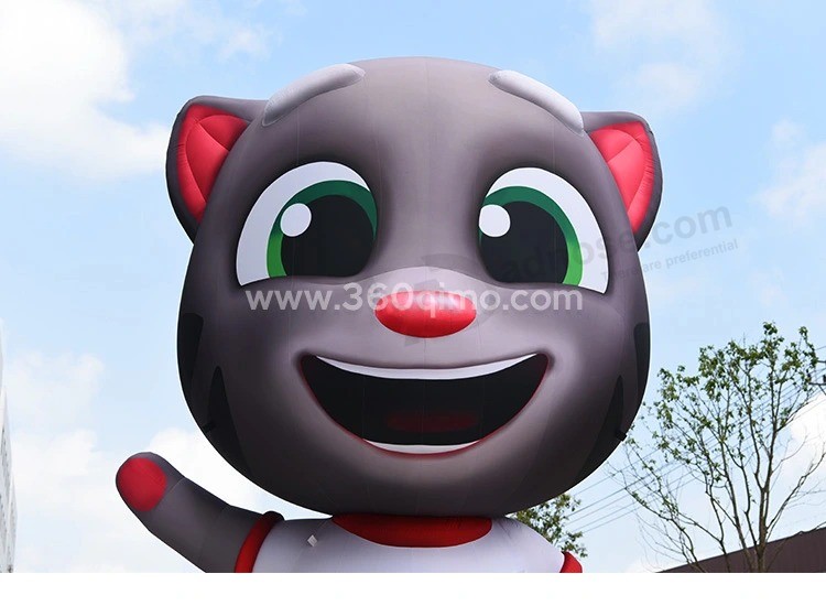 Promotion Best Quality Inflatable Cat Cartoon for Advertising