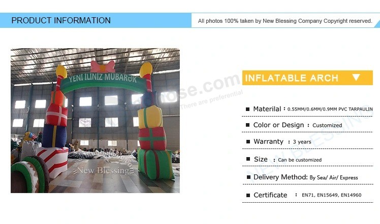 Festival Inflatable Arch with Customized Theme & Favorable Price