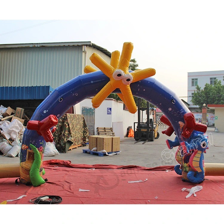 Arco inflável subaquático de alta qualidade para parque de diversões
