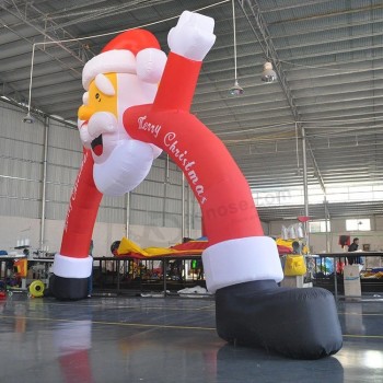 arco gonfiabile personalizzato di babbo natale babbo natale per la decorazione