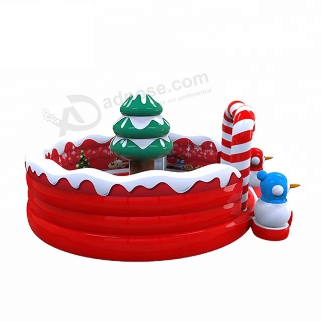 Arco inflable modificado para requisitos particulares del Papá Noel de Papá Noel para la decoración