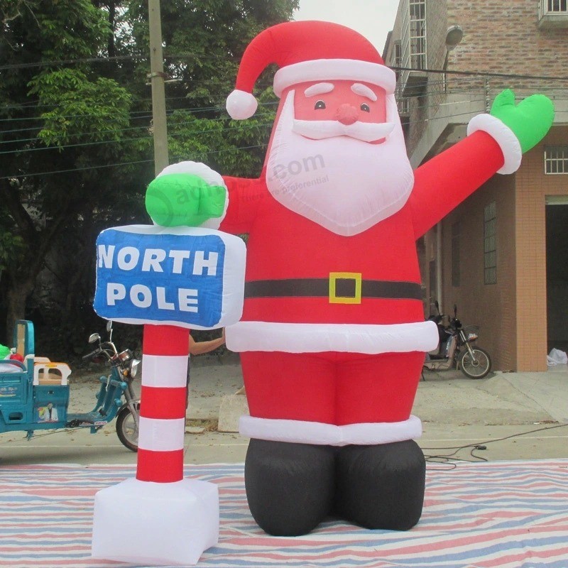 Arco gonfiabile personalizzato di Babbo Natale Babbo Natale per la decorazione