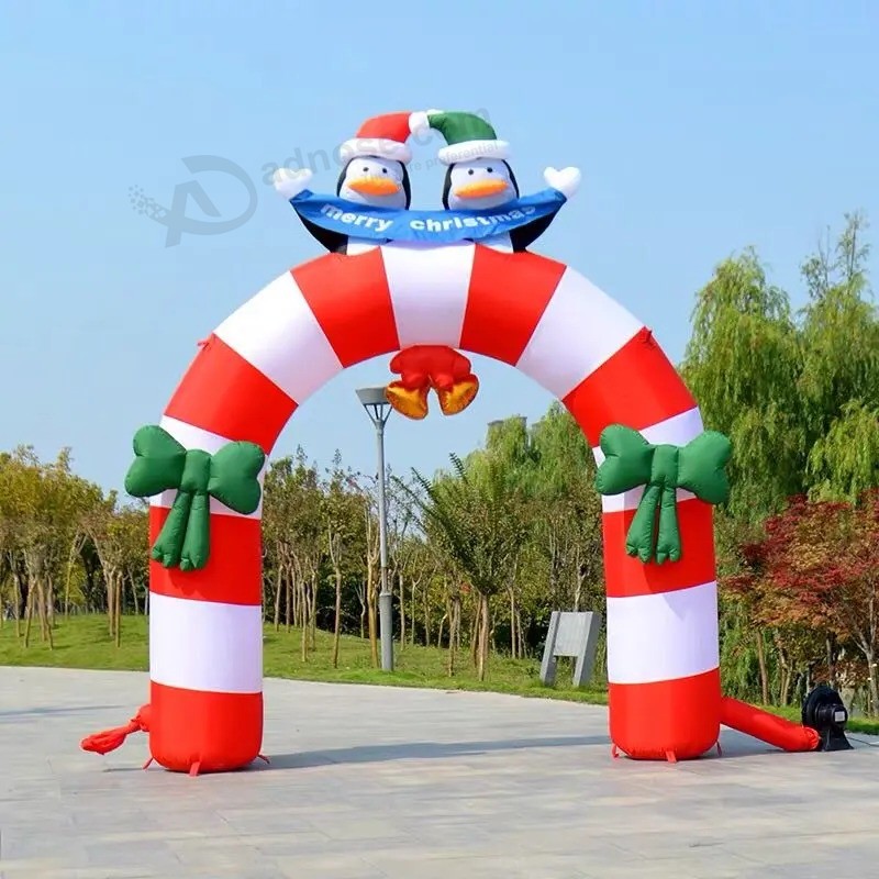 Arco inflable promocional de la Navidad del muñeco de nieve de la mejor venta de la Navidad para el anuncio