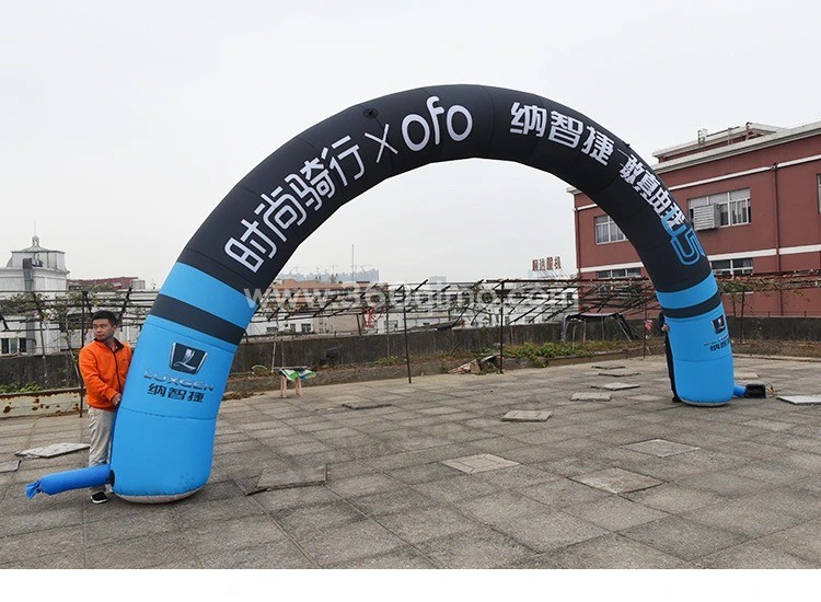 GM666 customized Printed circular Inflatable arch for advertisement and Sale