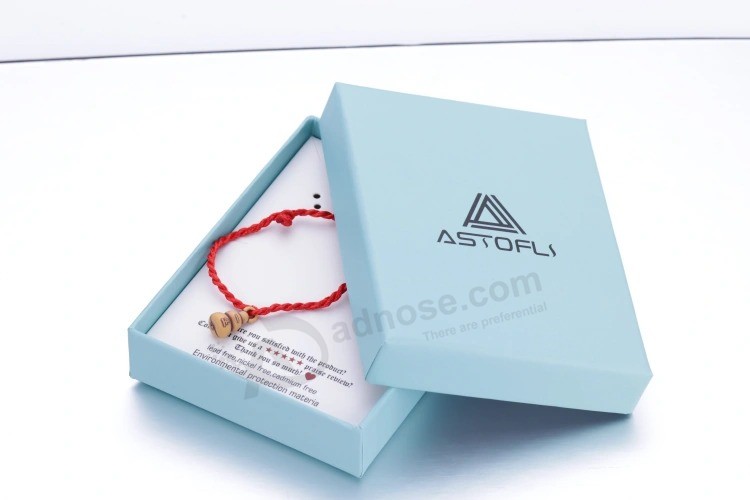 Colar de brincos Conjunto de anel de pulseira embalagem de veludo logotipo personalizado caixa de papel para joias