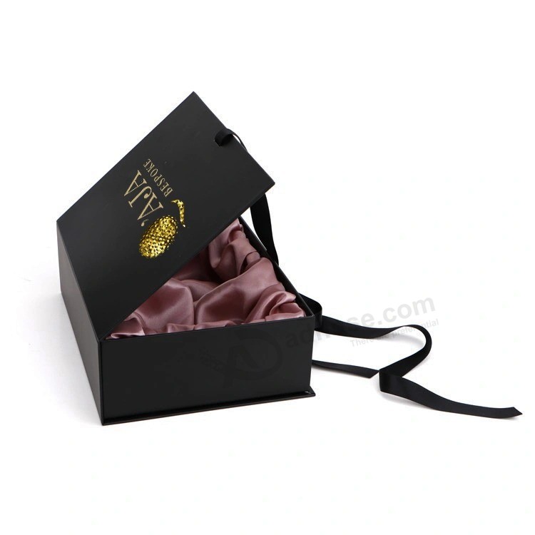 Haarbündel Verpackung Box Erweiterung Taschen mit Satin Echthaar Haar Geschenk Aufbewahrungsbox mit Bandverschluss für Perücke Zubehör