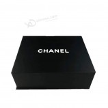 cartón de lujo personalizado / caja de regalo de papel de embalaje rígido / caja plegable