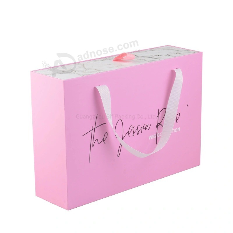 Роскошный парик бумажная упаковочная коробка картонная подарочная коробка